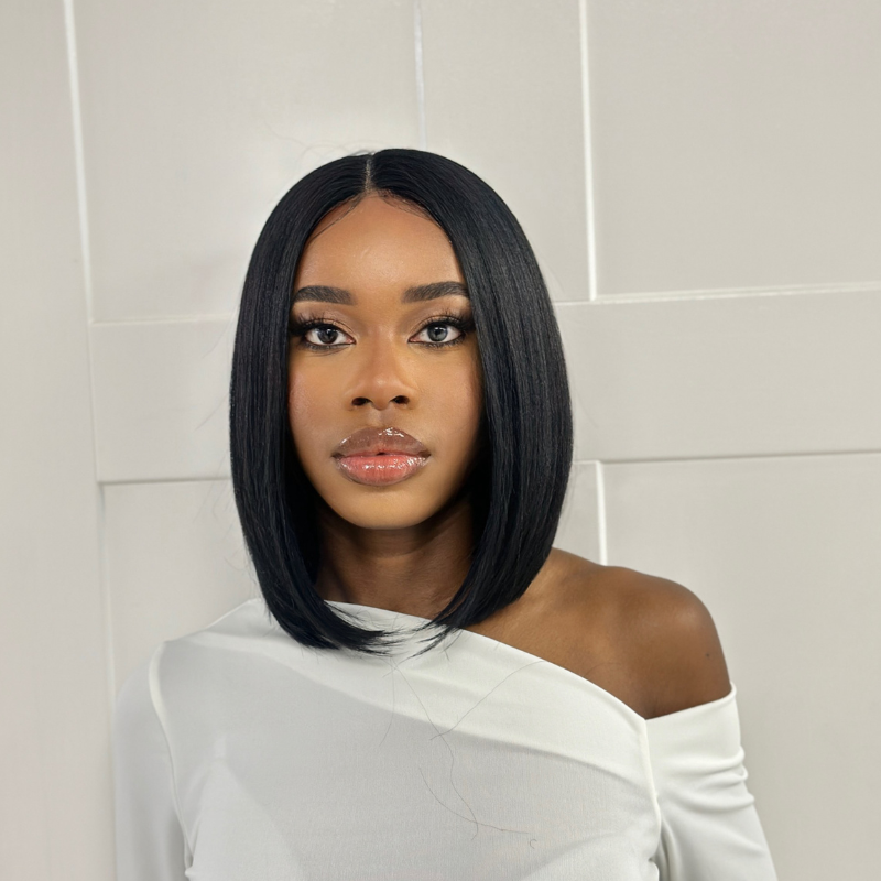 Short Bob Synthetic Lace Front Wig-FIFI - estellewigsandmore.co.uk