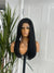 EWD06  -Jet Black Straight  Lacefront Synthetic Wig