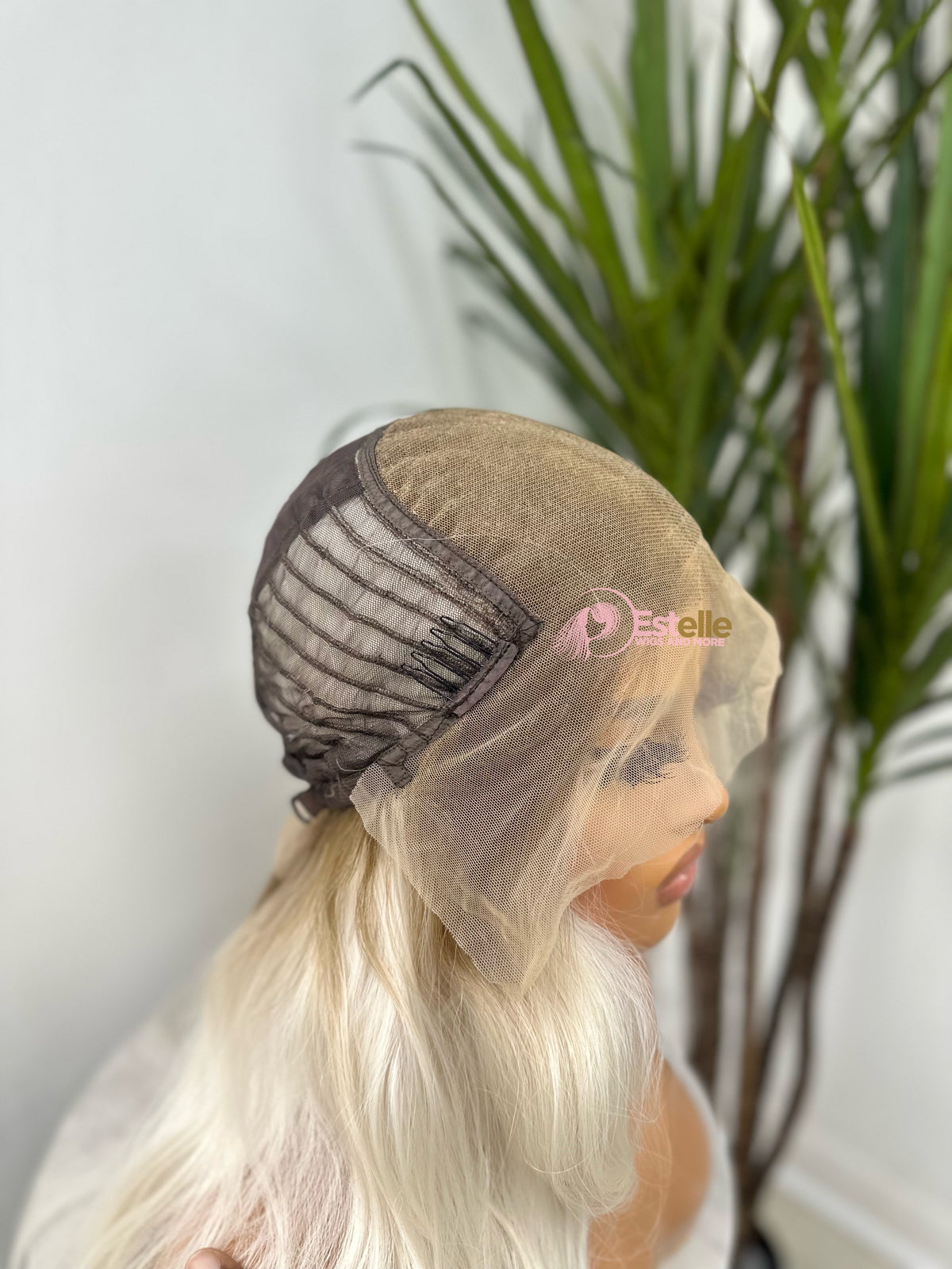 Long Straight Rooted Mixed Blonde Lace Front Wig- EVITA - estellewigsandmore.co.uk Synthetic Lace front wig