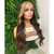 Long Wavy Dark Brown with Blonde Face Frame | 24” Synthetic Lace Front Wig-EWD 26 - estellewigsandmore.co.uk