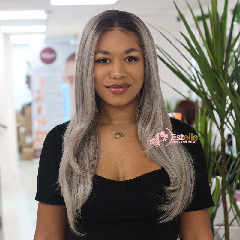 Grey lace wig uk best sale