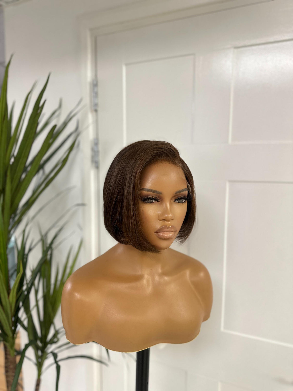 Short Light Brown 100% Virgin Human Hair Pixie Cut Lace Closure Wig | Everyday Wig | Ready to Ship - estellewigsandmore.co.uk Human Hair Lace Front Wig