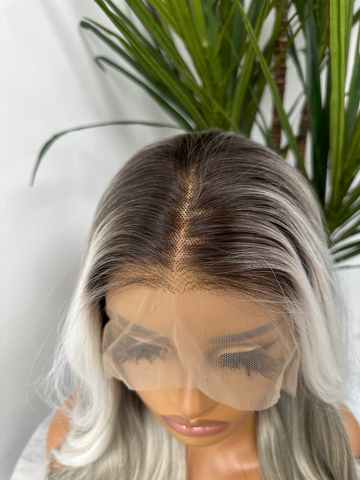 Long Rooted Ash Blonde Mix Lace Frontal Synthetic Wig-JEAN - estellewigsandmore.co.uk Synthetic Lace front wig