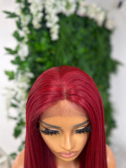 DIAZ -Long Straight Synthetic Lace Front Wig