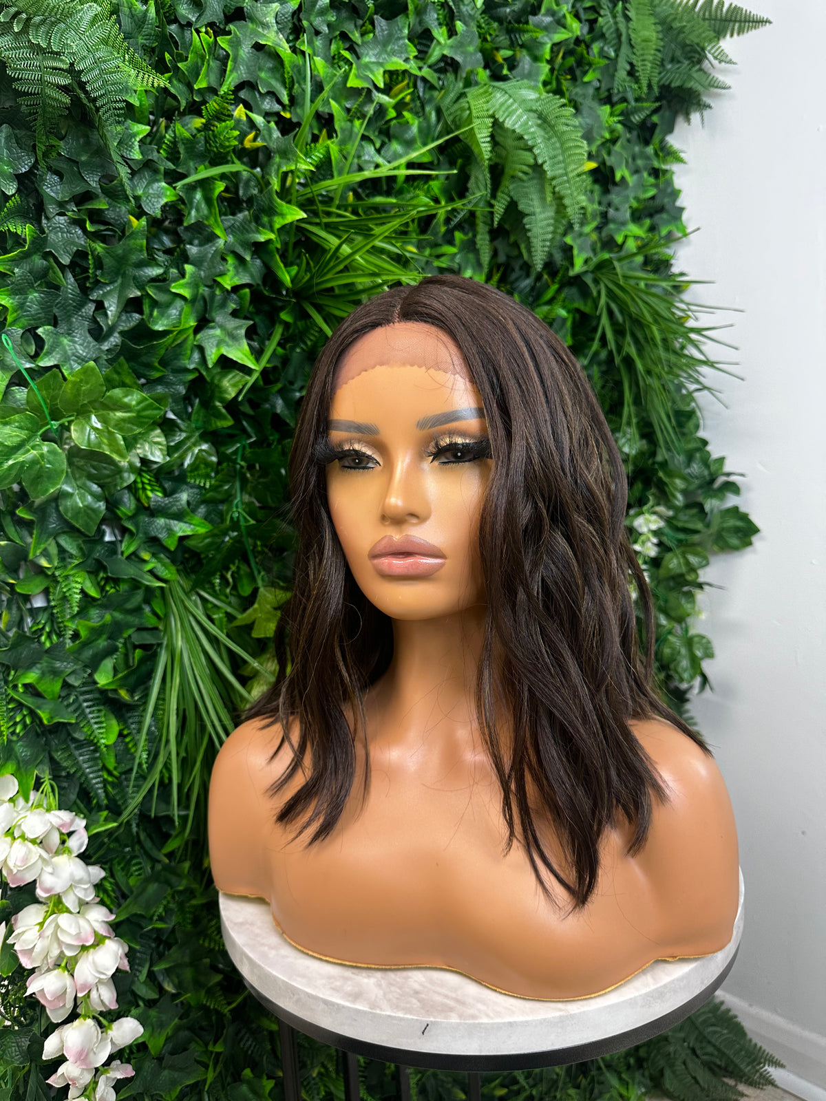 Short Wavy Synthetic Lace Front Wig-SOFIE - estellewigsandmore.co.uk