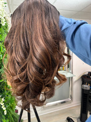 SOMMA- Long Luxury Raw Human Hair Lace Closure Wig