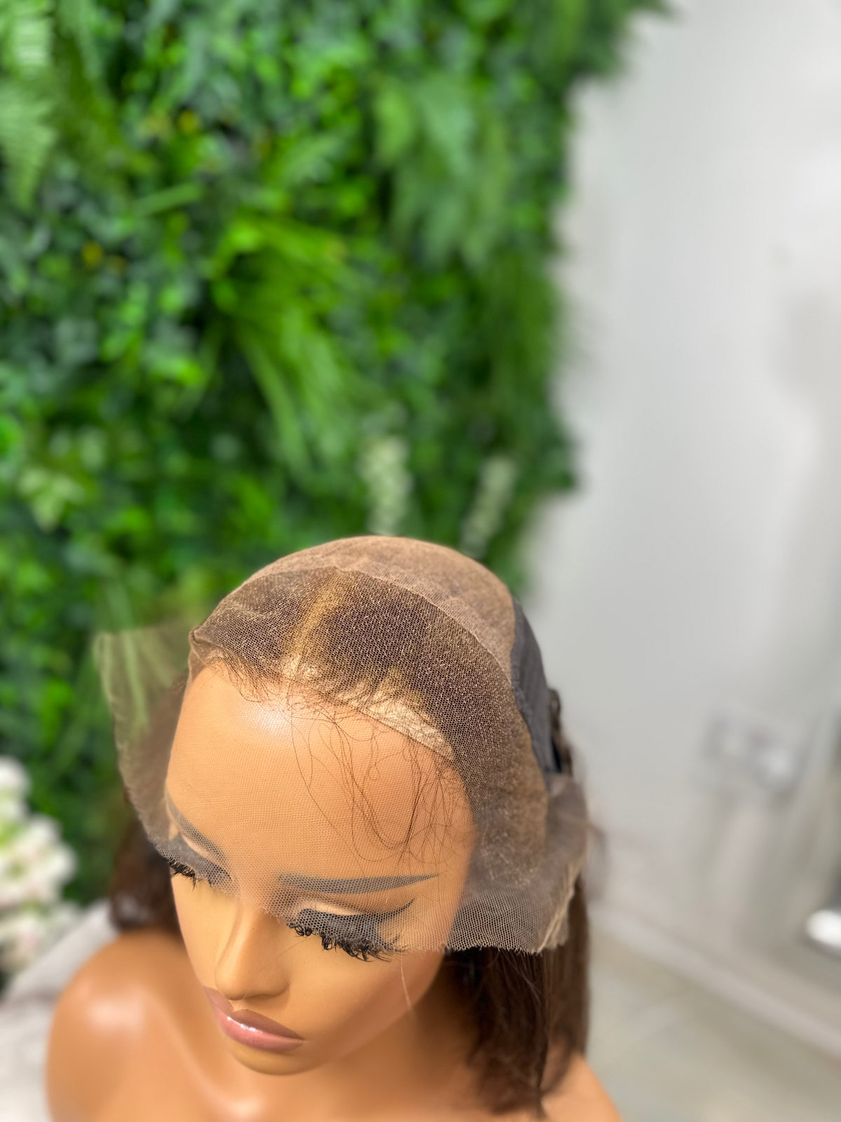 16 inches Chocolate Brown Human Hair HD Lace Frontal Wig-SAM - estellewigsandmore.co.uk human hair wig