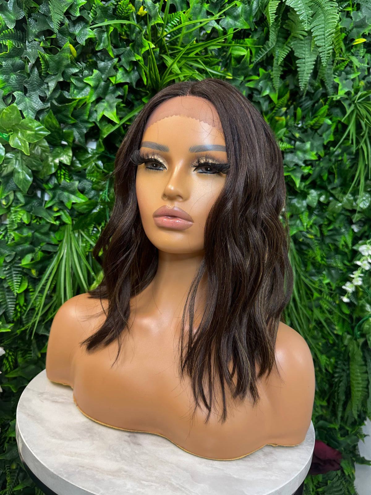 Short Wavy Synthetic Lace Front Wig-SOFIE - estellewigsandmore.co.uk