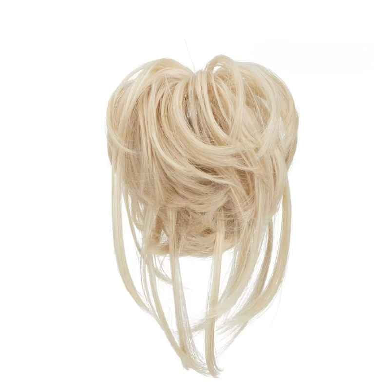Messy Claw Clip Bun Hair Extension | Heat-Friendly Synthetic Updo Hairpiece