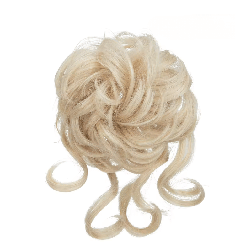 Curly Messy Bun Hair Scrunchie | Synthetic Heat Resistant Bun Hair Piece
