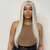 MISTY-Long Blonde Straight Synthetic  Lace Front Wig