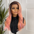 Sunset Pink 13x4 Lace Front Wig | Glueless Synthetic Wig -Peony