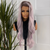 Rooted Lavender Lace Front Wig | 26 Inch Synthetic Heat Safe Wig-Aurielle