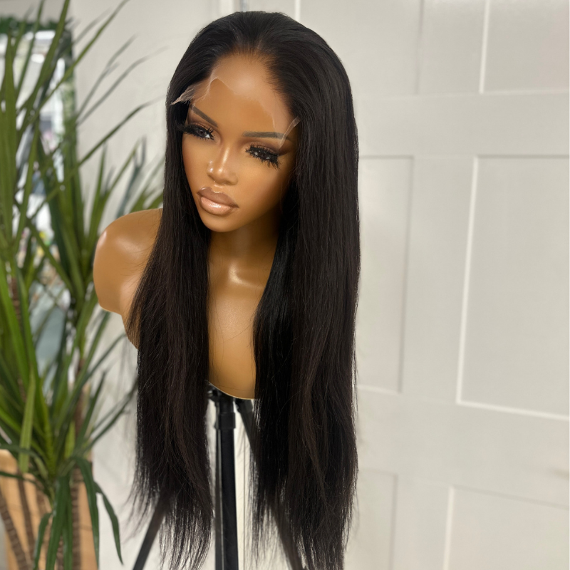 TAYLOR- Natural Black 6*6 HD LaceClosure Human Hair Wig