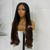 26 inches Ombre Black/Auburn  French Curl  Braided Wig -ZAFORA