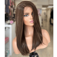 CLASSIC FLIP-Long Bob Synthetic Lace  Front Wig