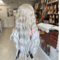 MISTY-Blonde  Wavy  Synthetic  Lace Front Wig