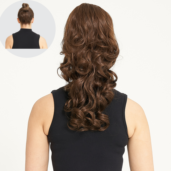 BLOSSOM- Long Curly Drawstring Synthetic  Ponytail