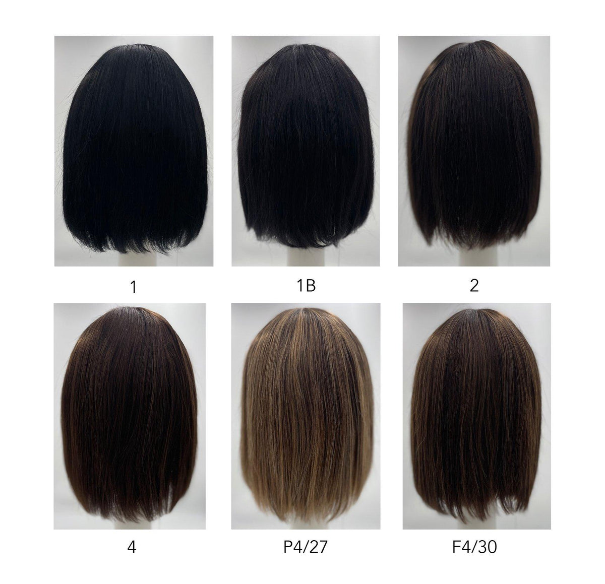 Hailey - Human Hair Shoulder Length Bob Wig with Full Fringe - estellewigsandmore.co.uk