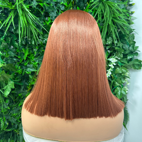 ICE-Copper Red Bob Synthetic Lace Front Wig - estellewigsandmore.co.uk Synthetic Lace front wig