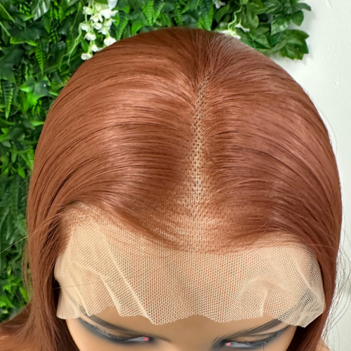 ICE-Copper Red Bob Synthetic Lace Front Wig - estellewigsandmore.co.uk Synthetic Lace front wig