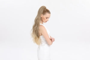 ARIEL-Long Wavy Synthetic Drawstring Ponytail - estellewigsandmore.co.uk synthetic hair extensions