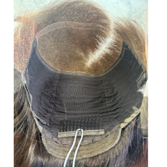 SCARLET -Long Rooted Deep Copper Human Hair Lace Frontal  Wig