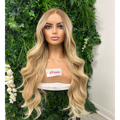 MISHA-Golden Blonde Synthetic Lace Front Wig